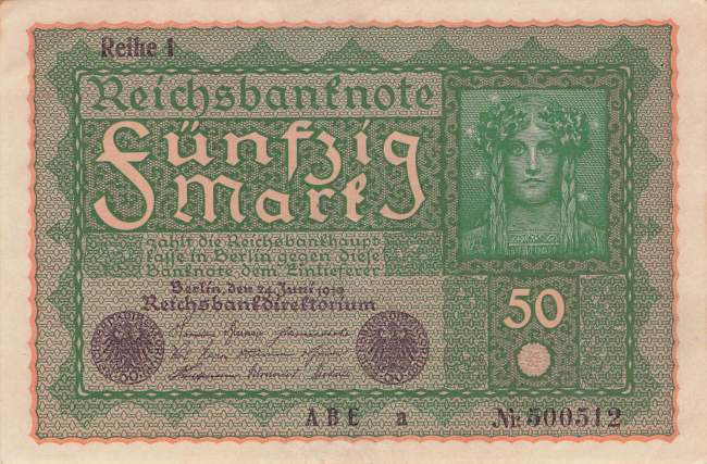 50 Mark 1919 r.62a ABE